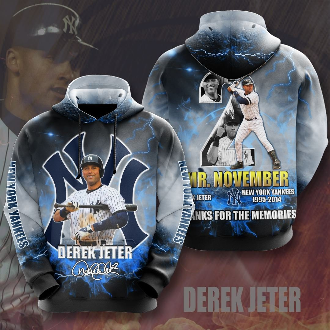 Derek Jeter No581 Custom Hoodie 3D