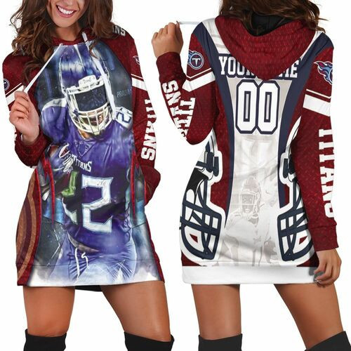Derrick Henry 22 Tennessee Titans Super Bowl 2021 Afc South Champions Personalized Hoodie Dress Sweater Dress Sweatshirt Dress