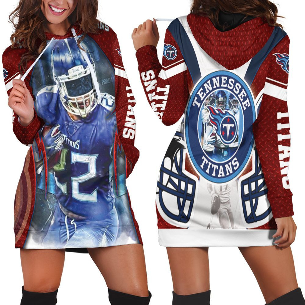 Derrick Henry 22 Tennessee Titans Super Bowl 2021 Afc South Division Champions Hoodie Dress Sweater Dress Sweatshirt Dress