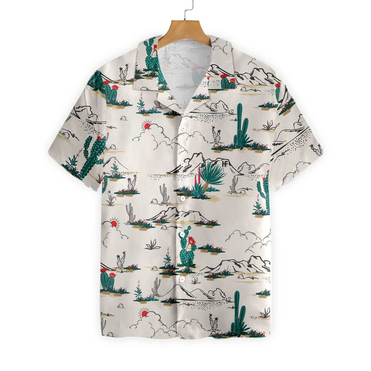 Desert Landscape Hawaiian Shirt