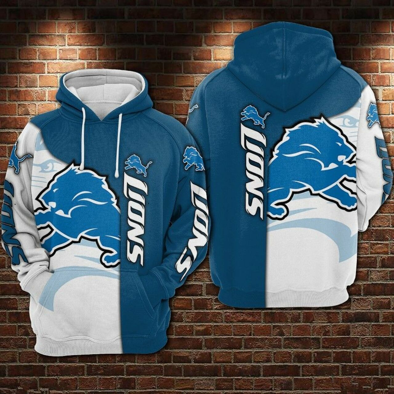 Detroit Lions 3d Hoodie For Men For Women All Over Printed Hoodie
