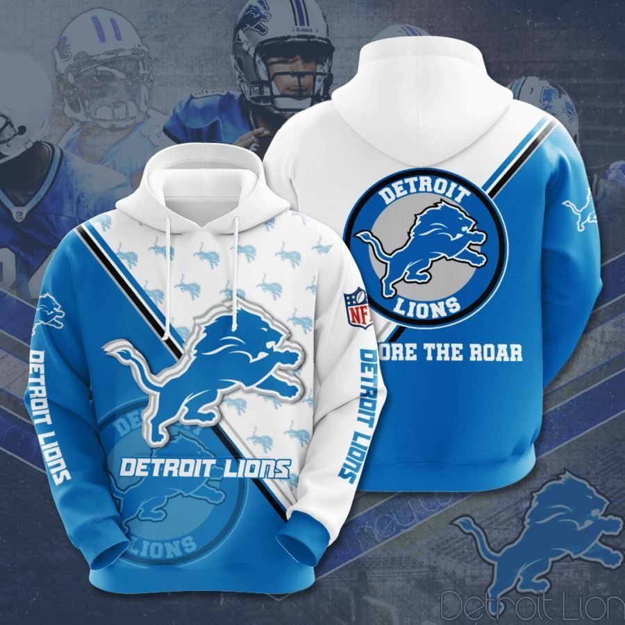 Detroit Lions No589 Custom Hoodie 3D All Over Print