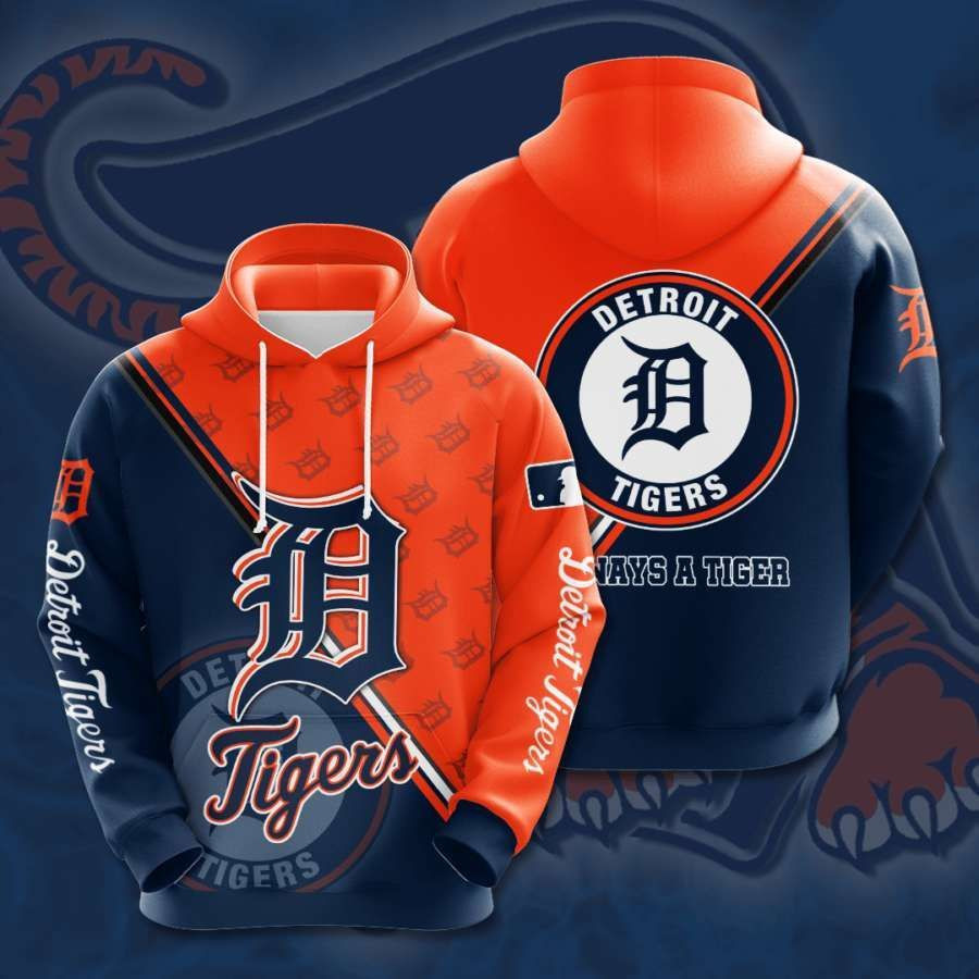 Detroit Tigers No608 Custom Hoodie 3D All Over Print