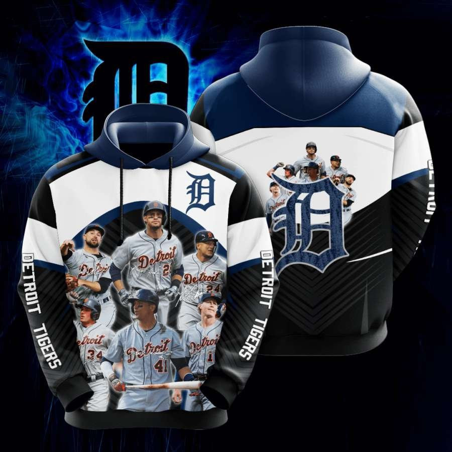 Detroit Tigers No609 Custom Hoodie 3D