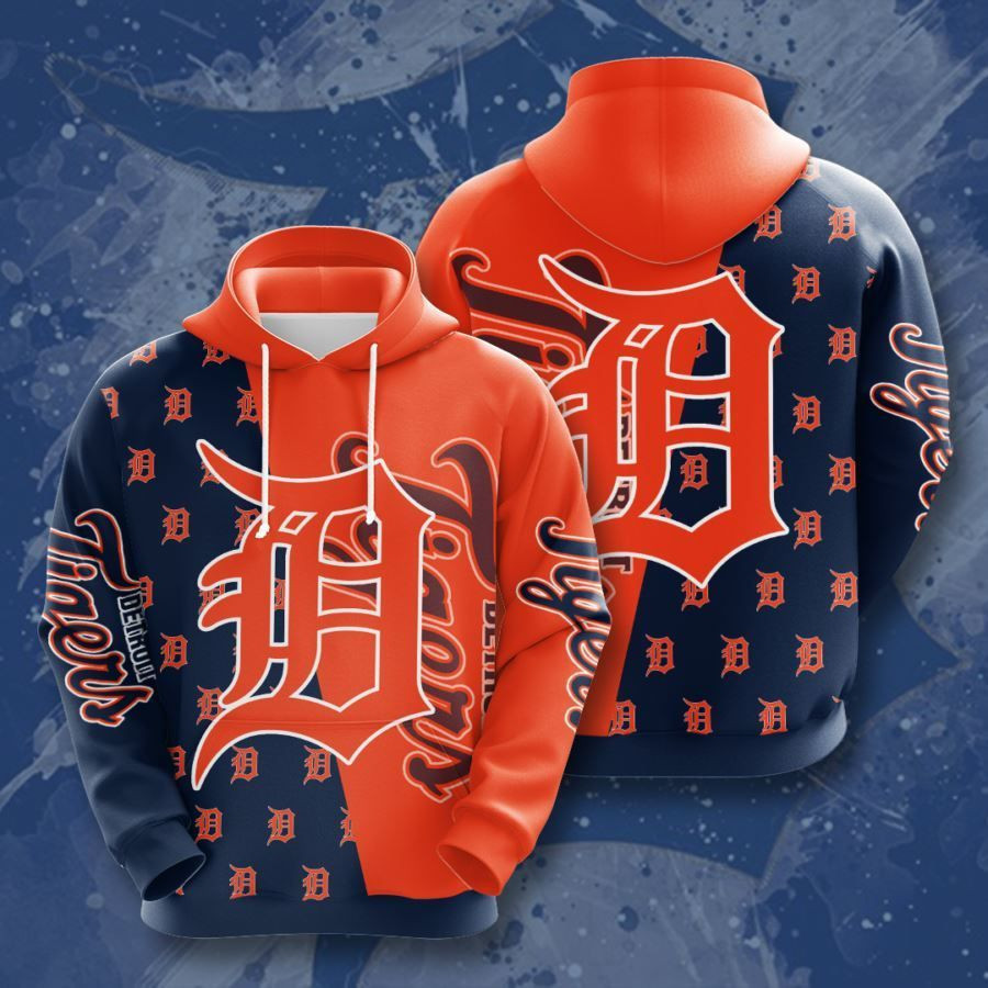 Detroit Tigers No610 Custom Hoodie 3D All Over Print