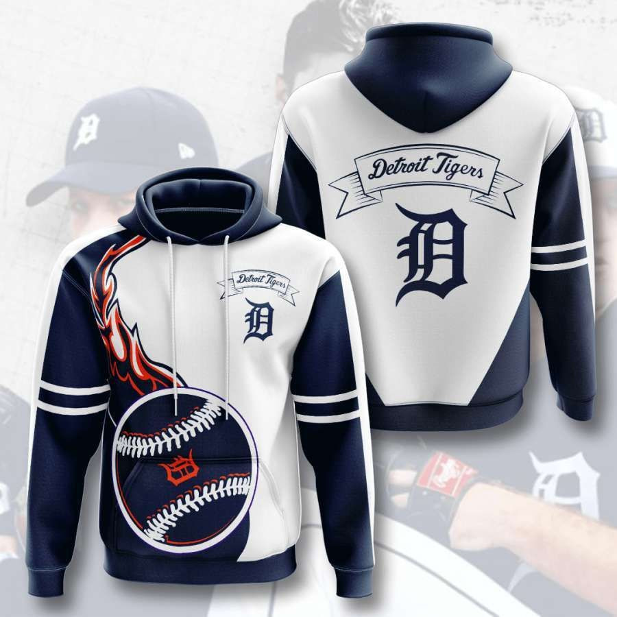 Detroit Tigers No612 Custom Hoodie 3D All Over Print