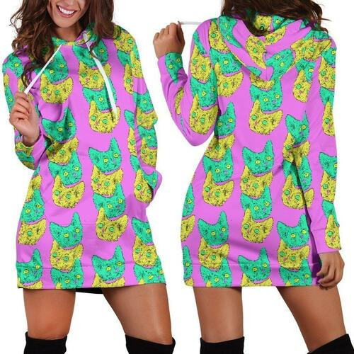 Devon Rex Hoodie Dress Sweater Dress Sweatshirt Dress 3d All Over Print For Women Hoodie