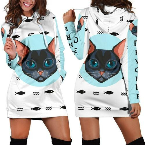 Devon Rex Hoodie Dress Sweater Dress Sweatshirt Dress 3d All Over Print For Women Hoodie