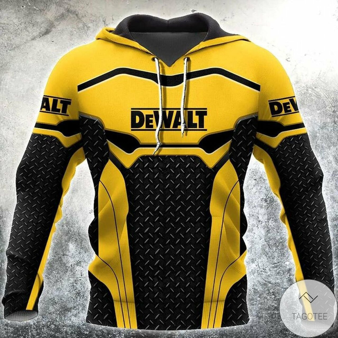 Dewalt Tools Yellow 3d All Over Print Hoodie