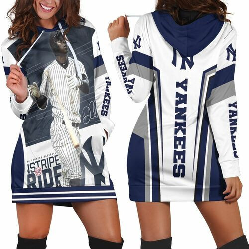 Didi Gregorius 18 New York Yankees Hoodie Dress Sweater Dress Sweatshirt Dress