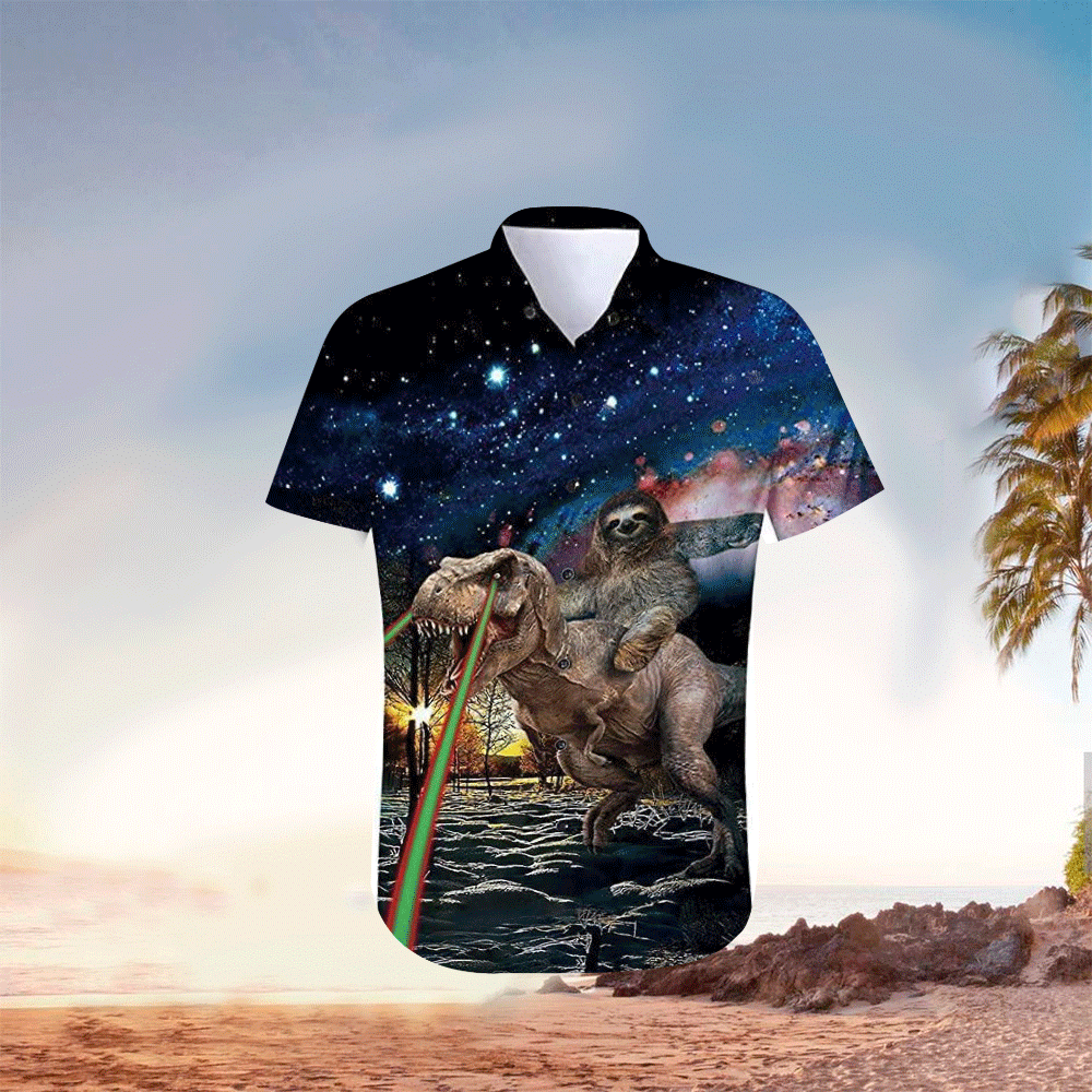 Dinosaurs Aloha Shirt Hawaiian Shirt For Dinosaurs Lovers Shirt for Men and Women