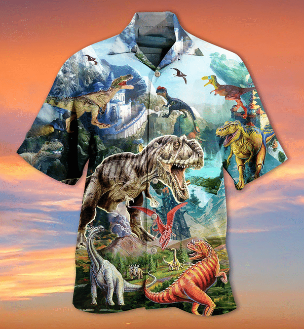 Dinosaurs Love Forest Limited Edition - Hawaiian Shirt Hawaiian Shirt For Men