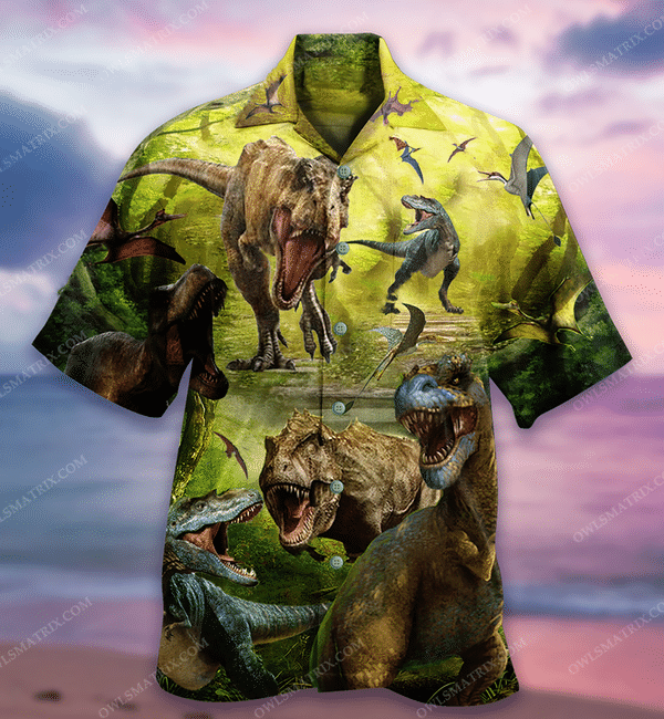 Dinosaurs My Love Limited Edition - Hawaiian Shirt - Hawaiian Shirt For Men