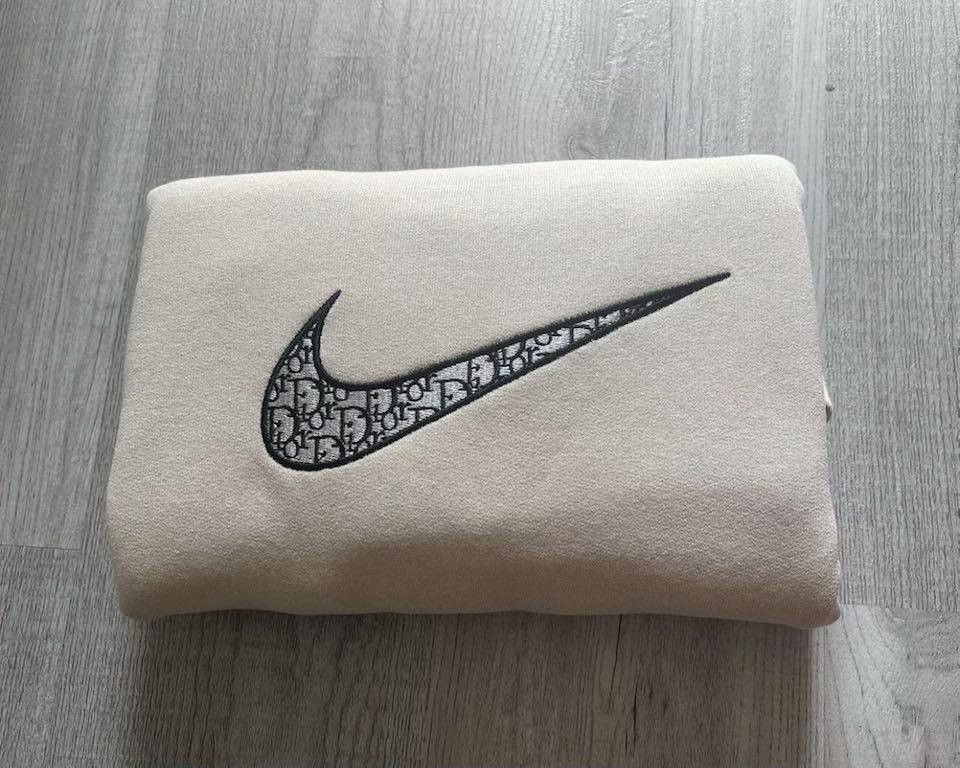 Dior Swoosh Embroidered Sweatshirt