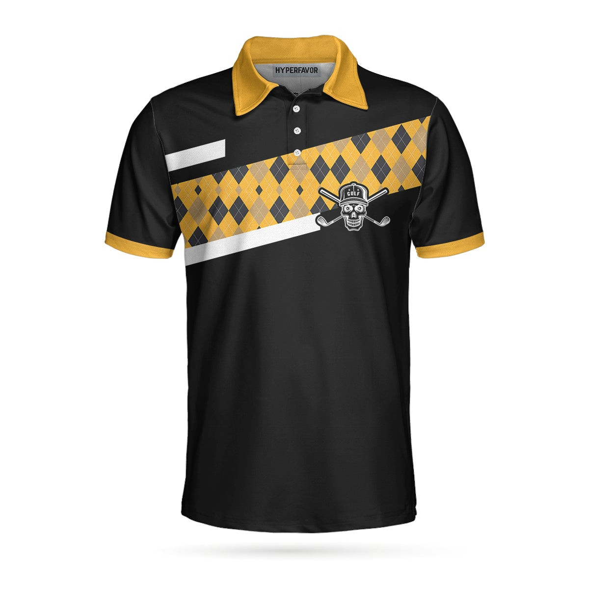 Disc Golf  Beer Make Me Happy Polo Shirt Yellow Plaid Pattern Disc Golf Shirt Funny Disc Golf Shirt With Sayings