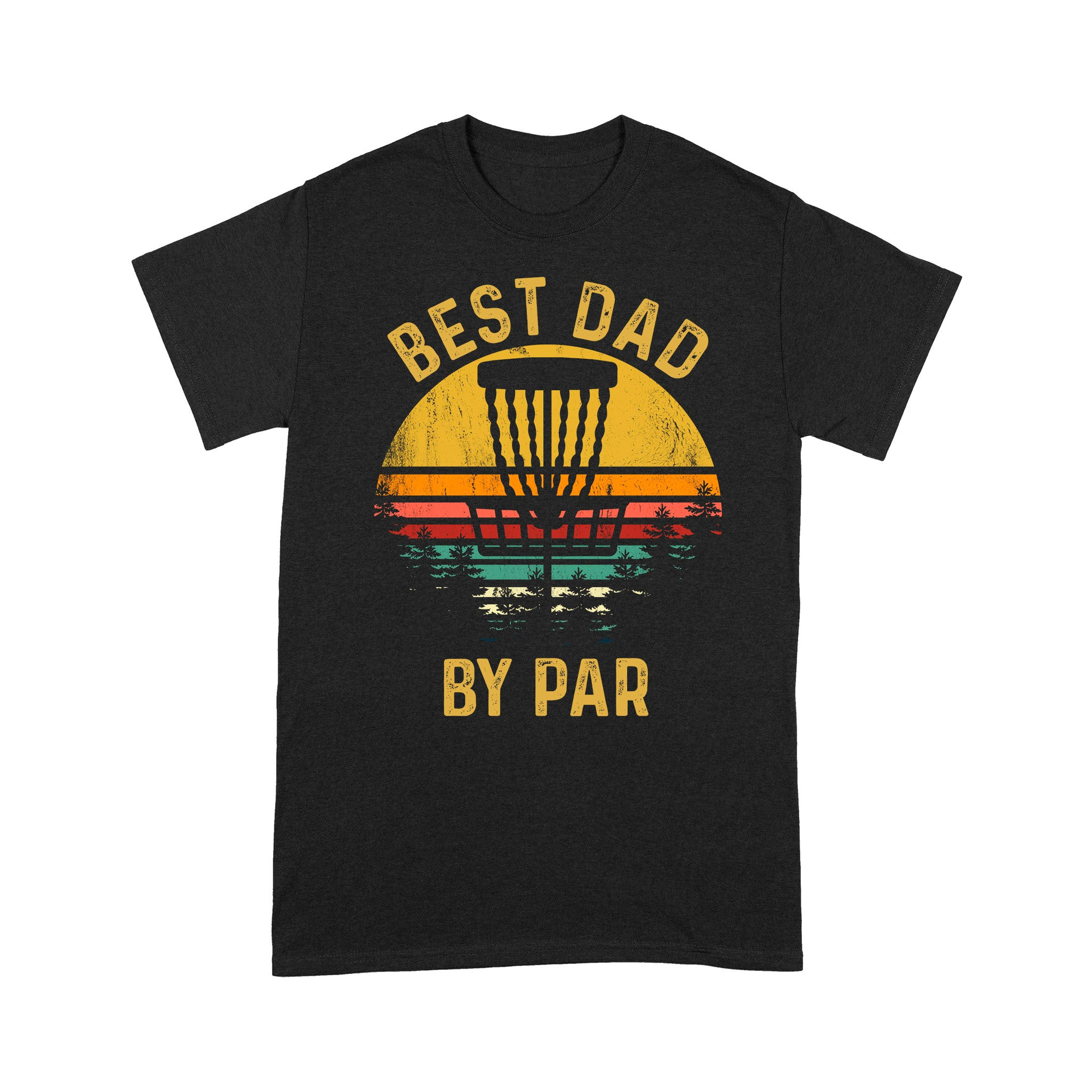 Disc Golf Best Dad By Par Fathers Day Frisbee Golf Mens Disc Golfer Tee For Dad D01