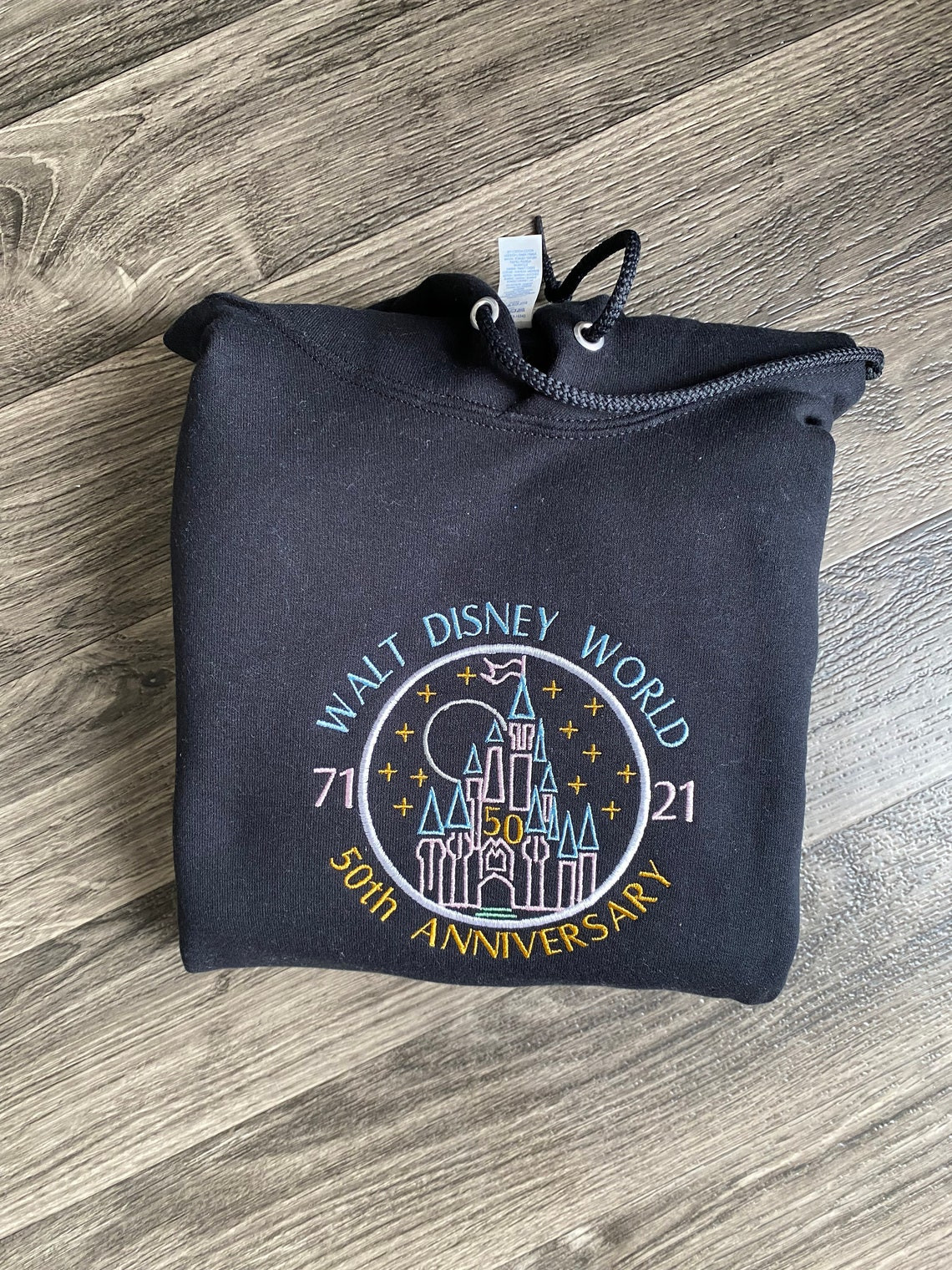 Disney World Embroidered Sweatshirt Embroidered Disney Sweatshirt Disney Hoodie