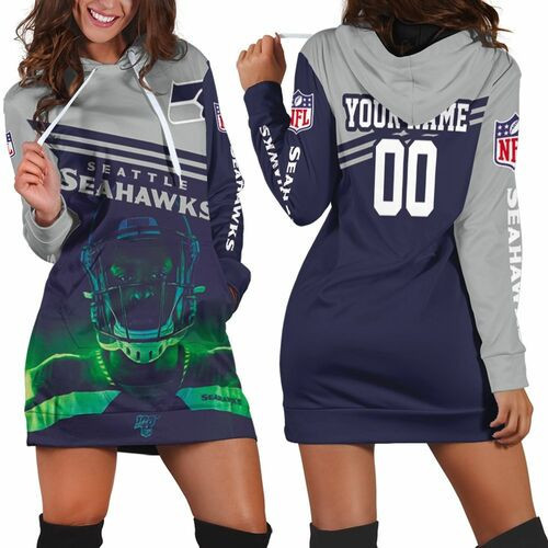 Dk Metcalf Seattle Seahawks Legend Champions 2020 Nfl Season Nfc West Champs Personalized Hoodie Dress Sweater Dress Sweatshirt Dress