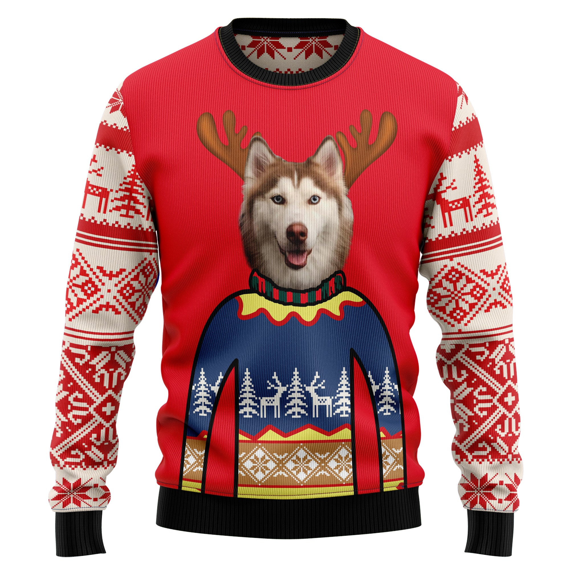 Dog Custom Photo Personalized Face Ugly Christmas Sweater