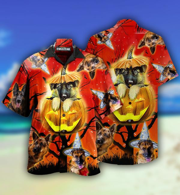 Dog Cute German Shepherd Limited - Hawaiian Shirt - Hawaiian Shirt For Men