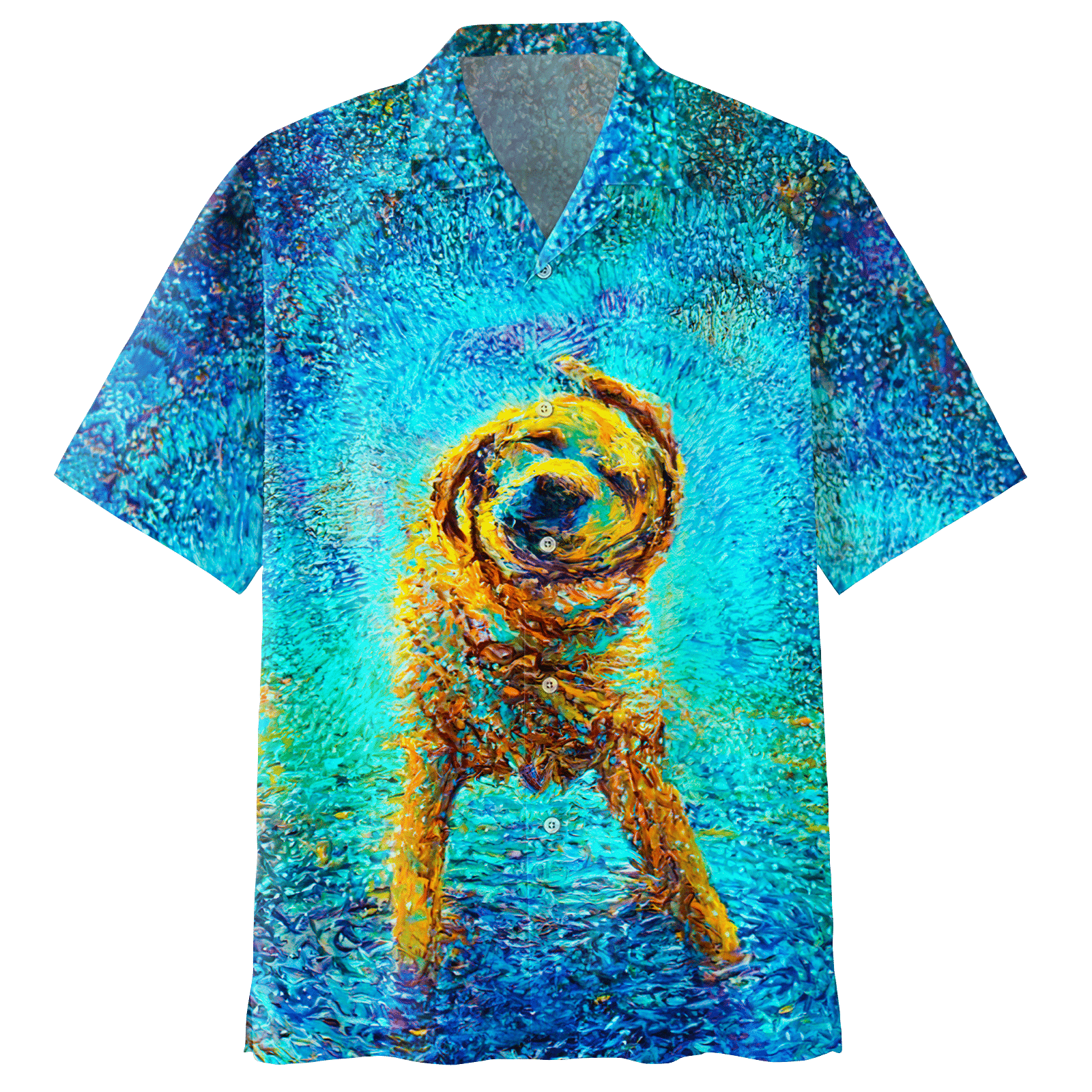 Dog Paint Hawaiian Shirt - NTL0403A-TK-02 For Men Women