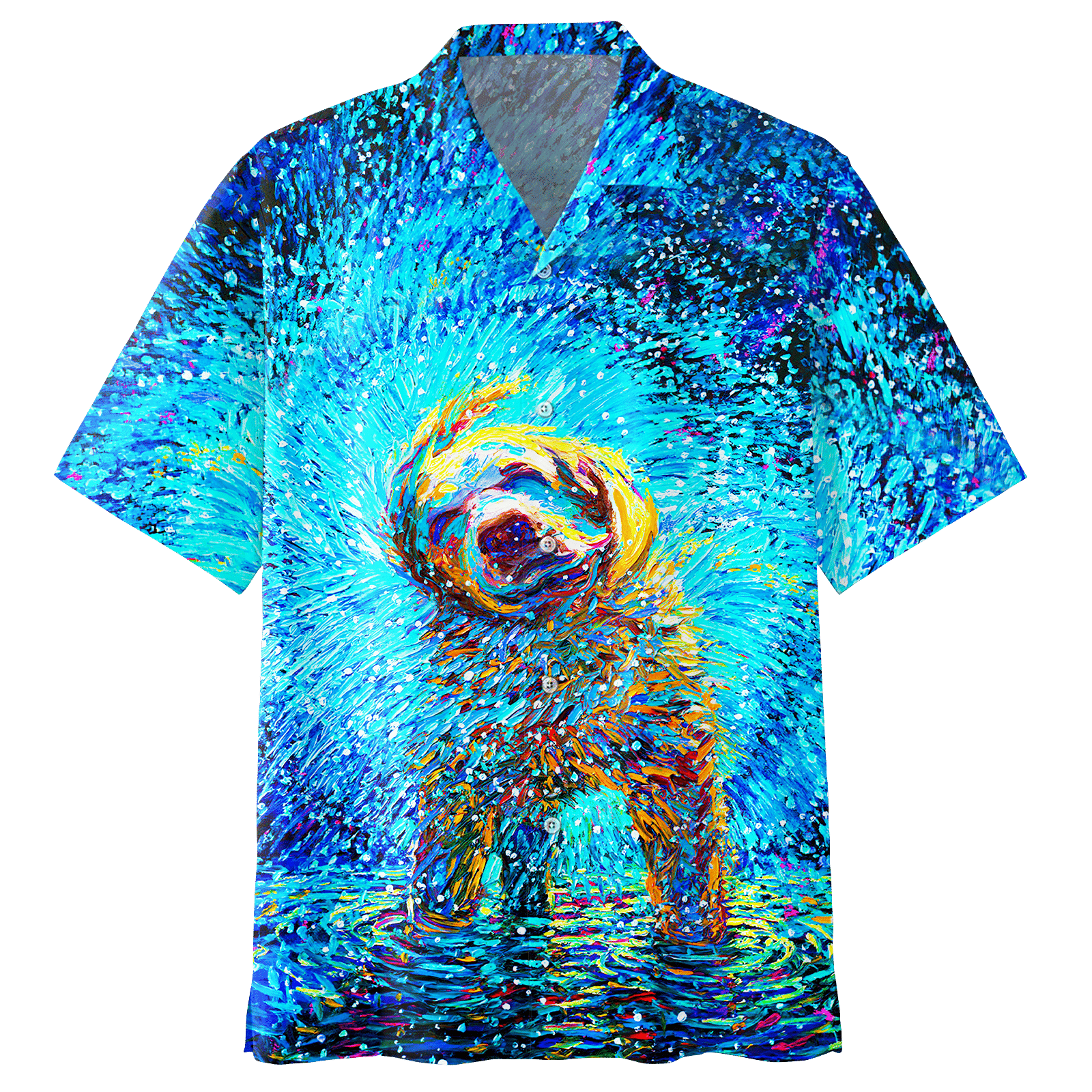 Dog Paint Hawaiian Shirt - NTL0403A-TK-04 For Men Women