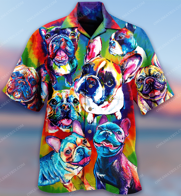 Dog Pitbull Love Color Limited Edition - Hawaiian Shirt - Hawaiian Shirt For Men