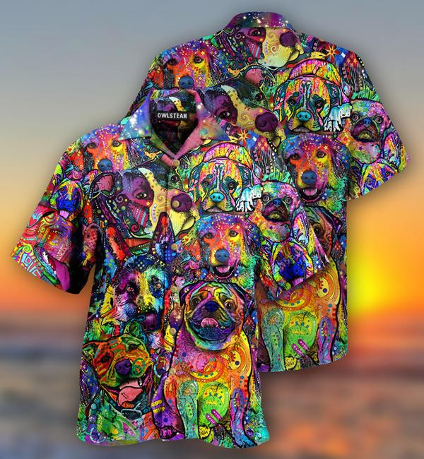 Dogs Be The Person Your Dog Thinks You Are Limited Edition - Hawaiian Shirt - Hawaiian Shirt For Men, Hawaiian Shirt For Women, Aloha Shirt