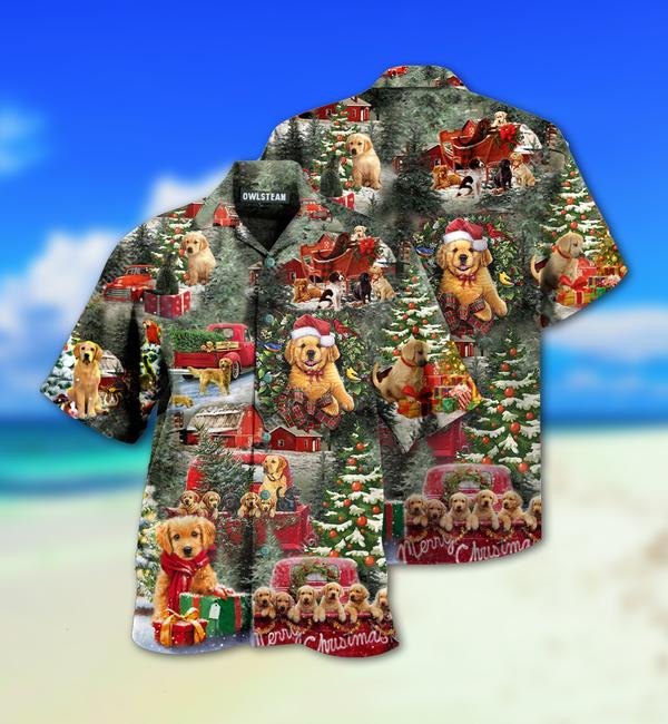 Dogs Love Christmas Every Time Limited - Hawaiian Shirt - Hawaiian Shirt For Men