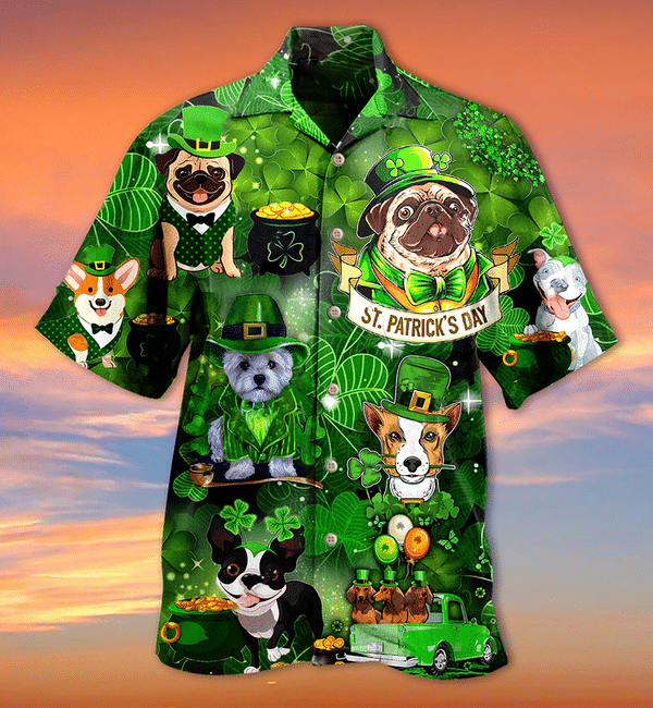 Dogs Love Irish Limited Edition - Hawaiian Shirt - Hawaiian Shirt For Men