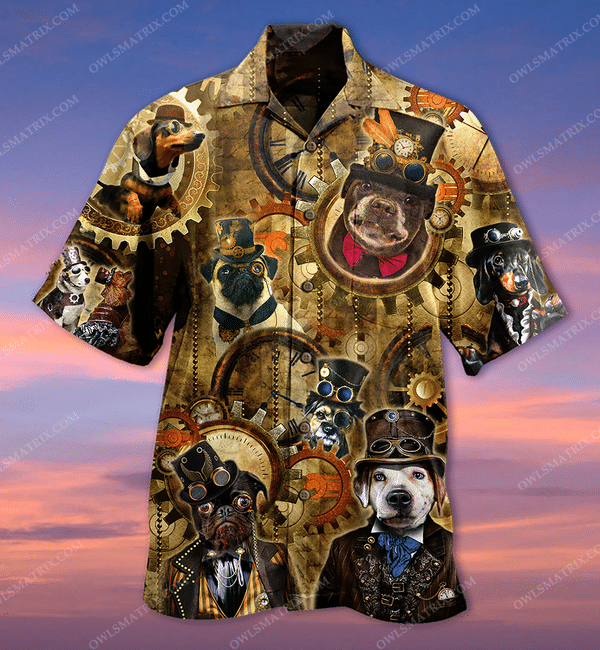 Dogs Machine Limited Edition - Hawaiian Shirt - Hawaiian Shirt For Men