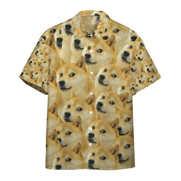 Dogs Meme Funny Style Limited - Hawaiian Shirt - Hawaiian Shirt For Men