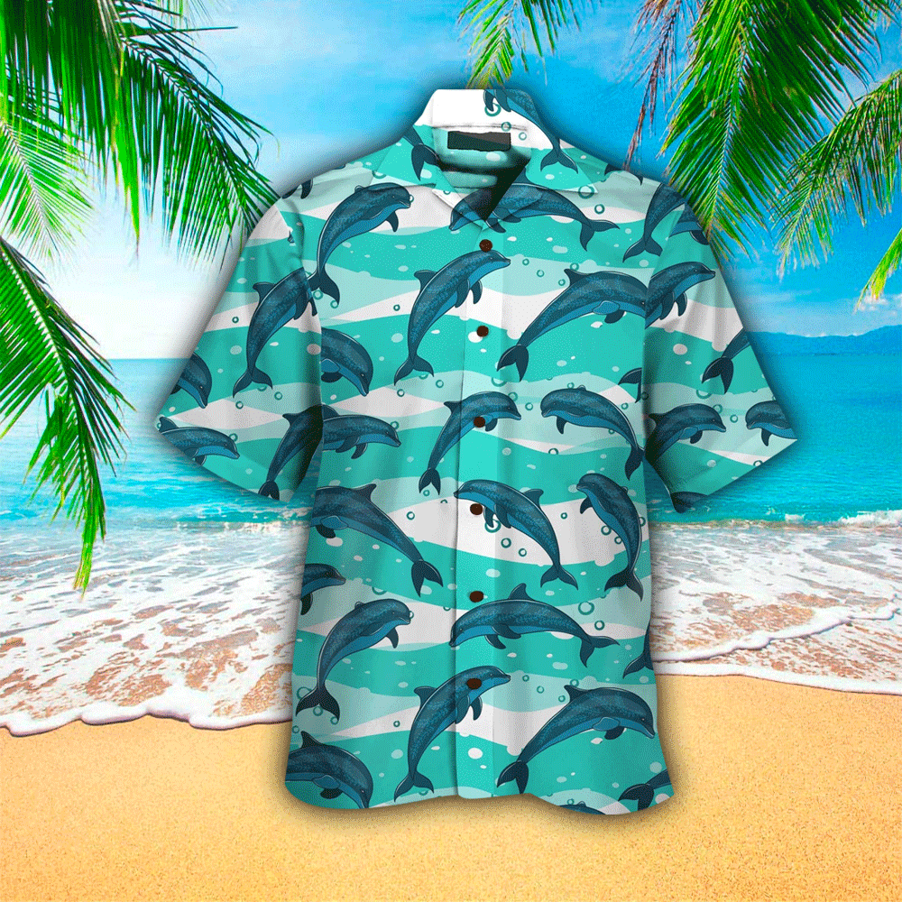 Dolphin Hawaiian Shirt Perfect Gift Ideas For Dolphin Lover Shirt for Men and Women