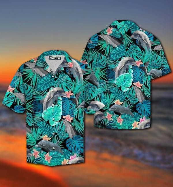 Dolphin Tropical Limited Edition - Hawaiian Shirt - Hawaiian Shirt For Men