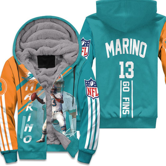 Dolphins Dan Marino 3D T Shirt Hoodie Jersey Fleece Hoodie