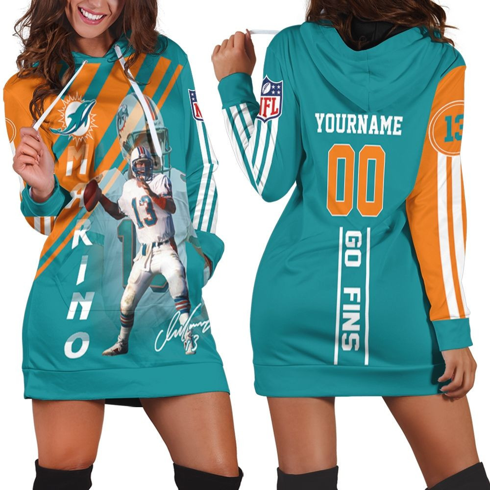 Dolphins Dan Marino 3d Hoodie Dress Sweater Dress Sweatshirt Dress