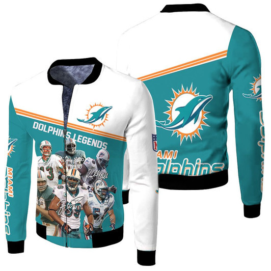 Dolphins Fleece Bomber Jacket