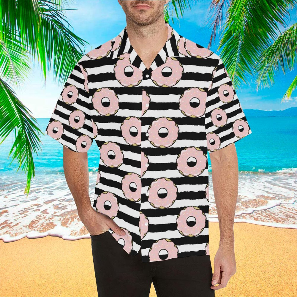 Donut Aloha Shirt Hawaiian Shirt For Donut Lovers Shirt For Men and Women