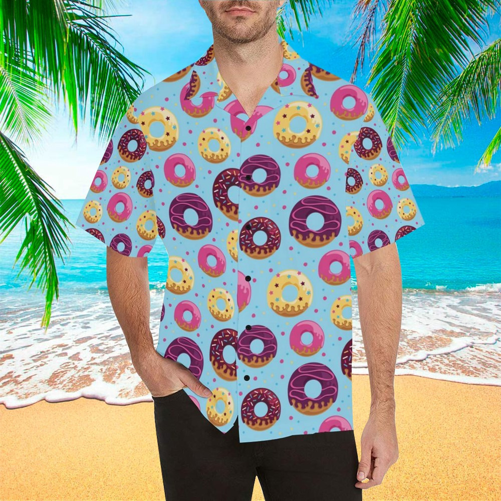 Donut Aloha Shirt Perfect Hawaiian Shirt For Donut Lover Shirt For Men and Women