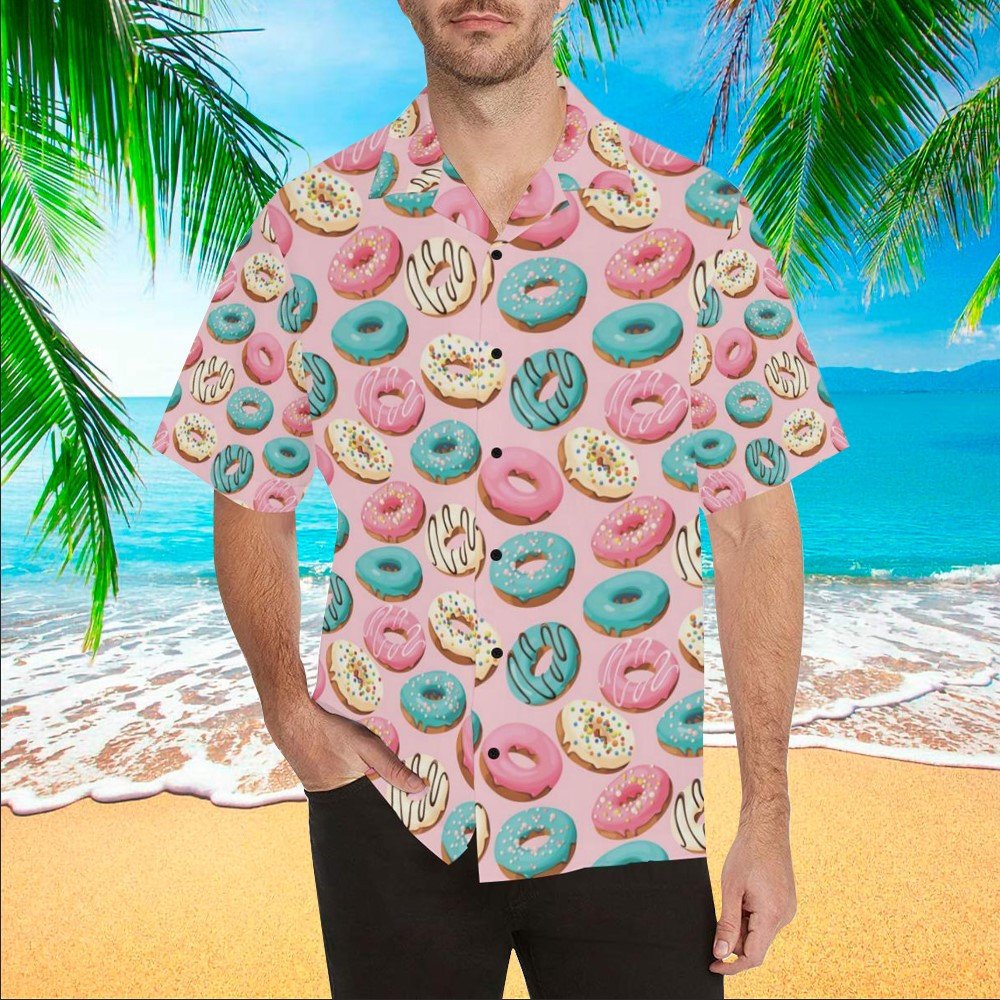 Donut Aloha Shirt Perfect Hawaiian Shirt For Donut Lover Shirt For Men and Women