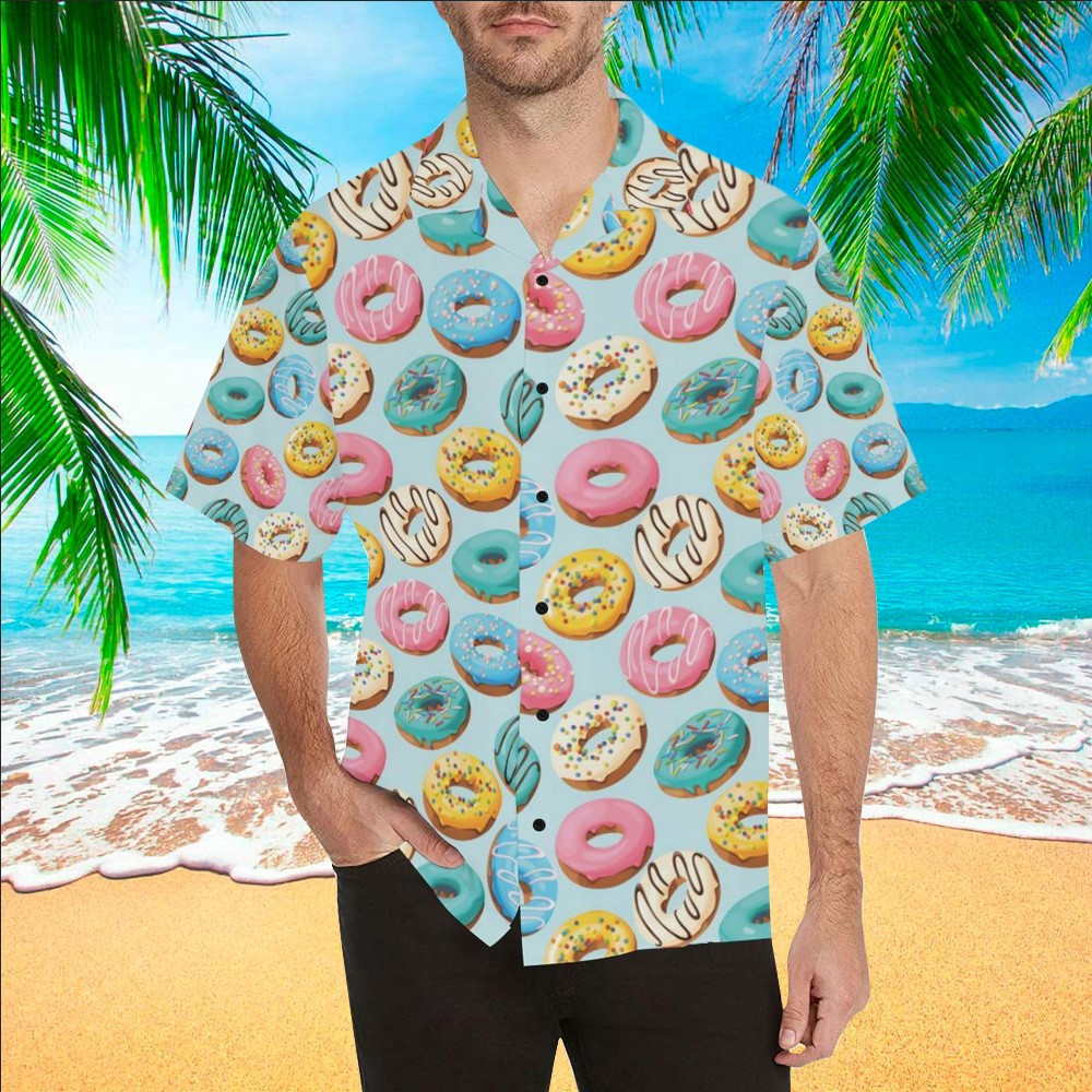 Donut Hawaiian Shirt Donut Lover Gifts Shirt For Men and Women