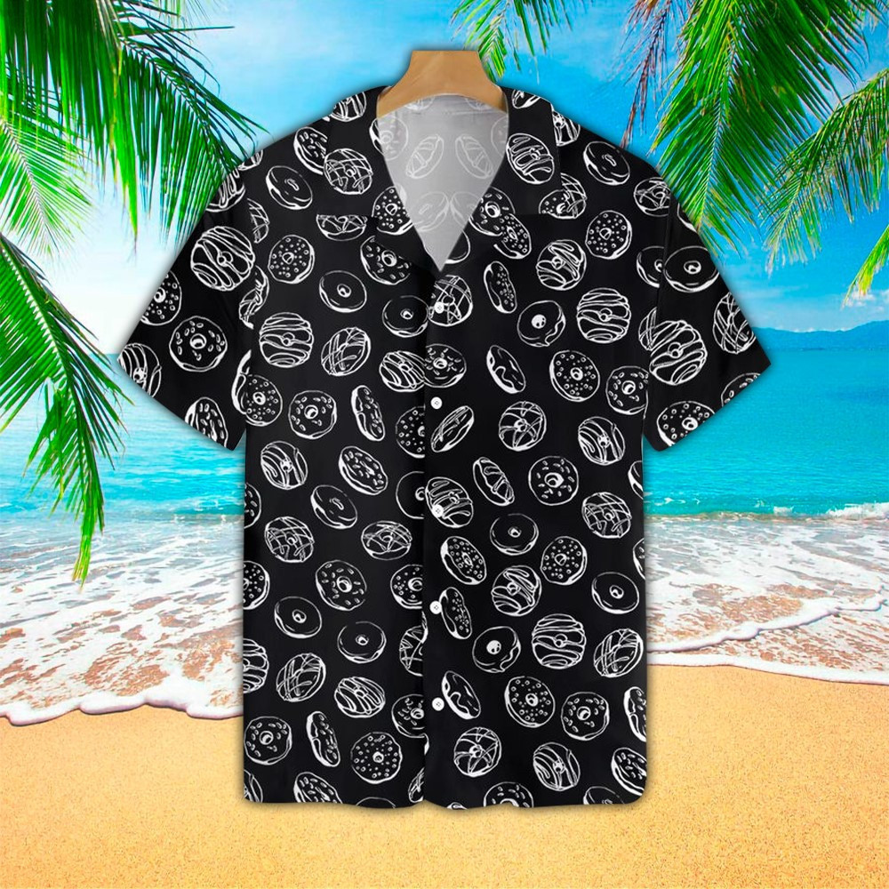 Donut Hawaiian Shirt Perfect Donut Clothing Shirt For Men and Women