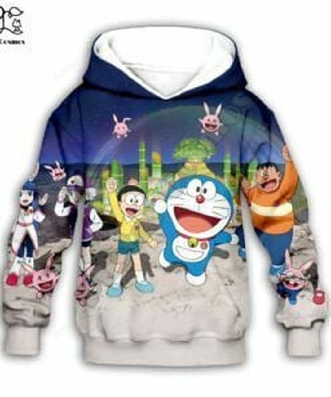 Doraemon 3d All Over Print Hoodie