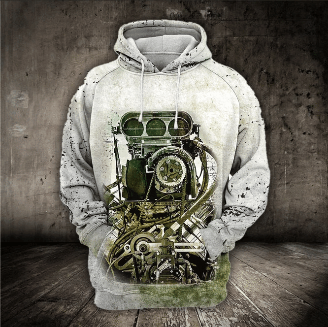 Drag Racing 3D All Over Print | Hoodie | For Men & Women | Fu