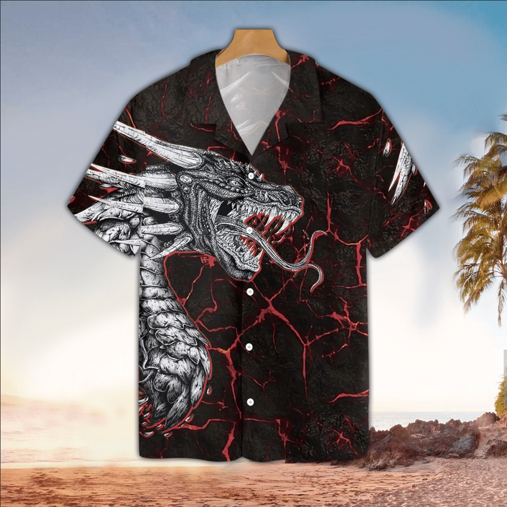 Dragon Aloha Shirt Perfect Hawaiian Shirt For Dragon Lover Shirt For Men and Women