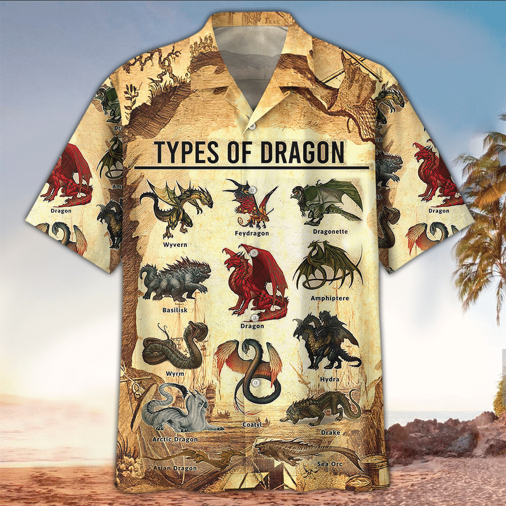 Dragon Apparel Dragon Button Up Shirt For Men and Women