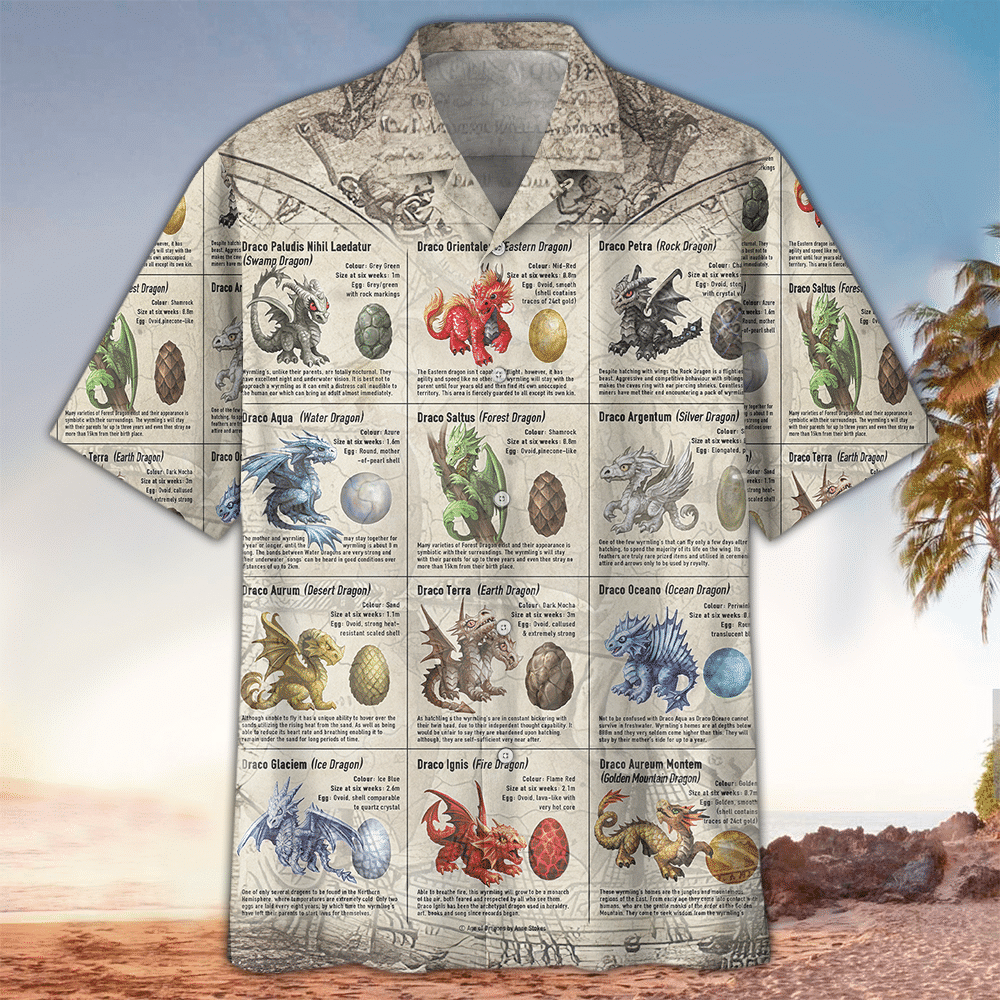 Dragon Apparel Dragon Button Up Shirt For Men and Women