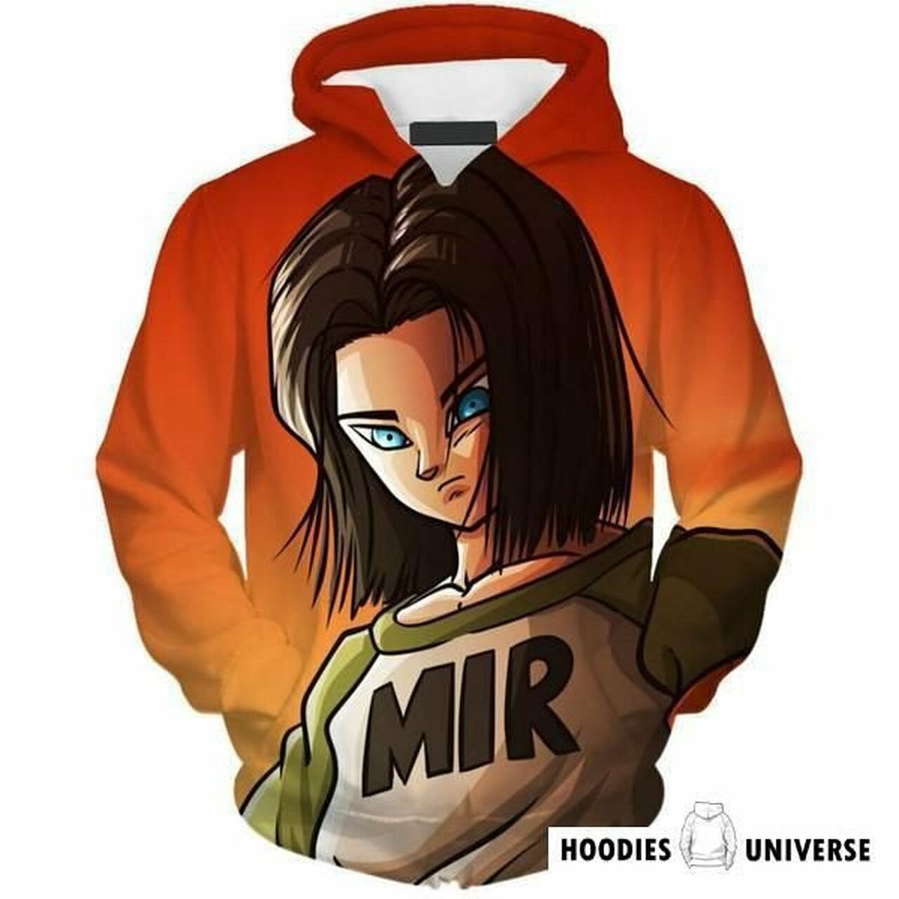 Dragon Ball Z Android 3d All Over Print Hoodie