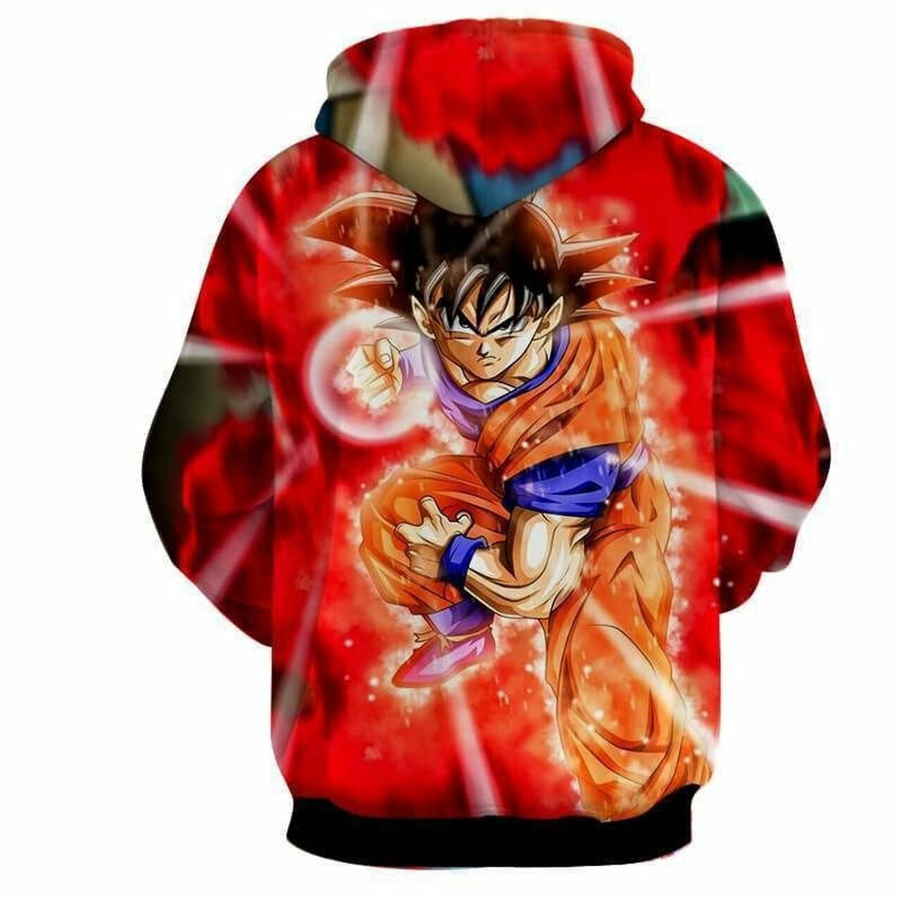 Dragon Ball Z Son Goku Super Saiyan Red 3d All Over Print Hoodie