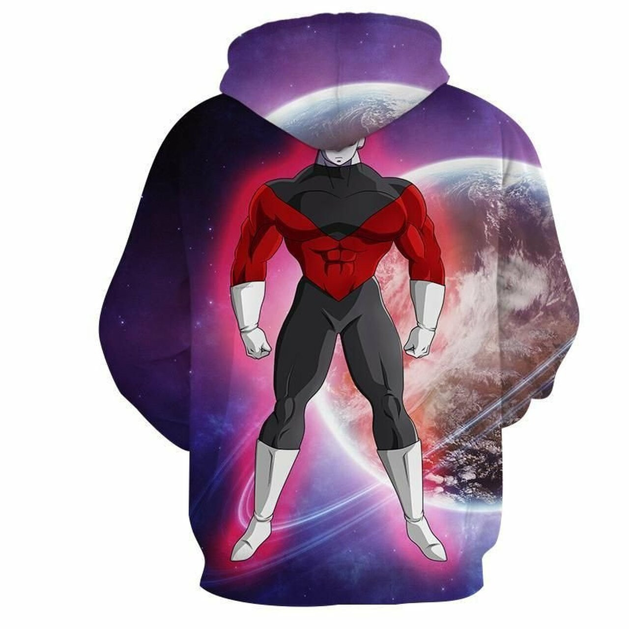 Dragon Ball Z The Unstoppable Jiren The Gray Purple 3d All Over Print Hoodie